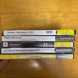 Sony PlayStation 2 PS2 Mixed Videogame Lot Of 5 Games